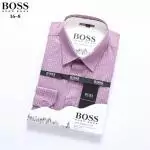 chemise hugo boss en solde grille cotton